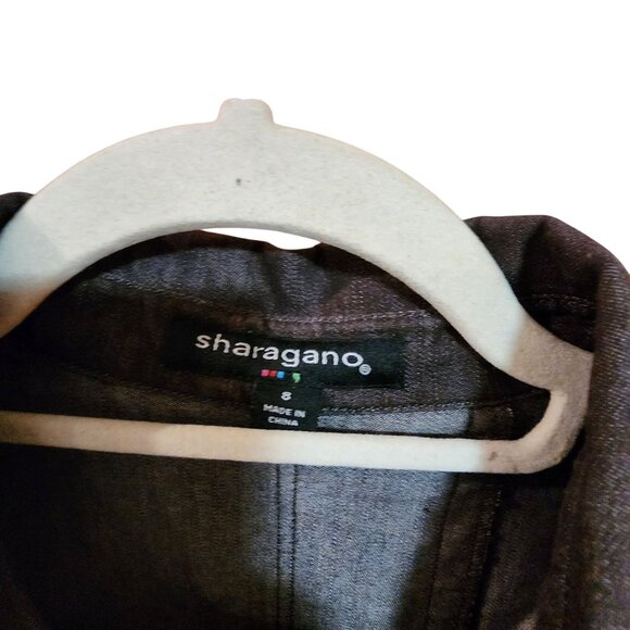 Sharagano Womens Denim Button-Up Shirt Dress Size S - Picture 3 of 3